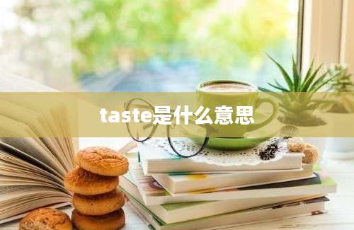 taste是什么意思