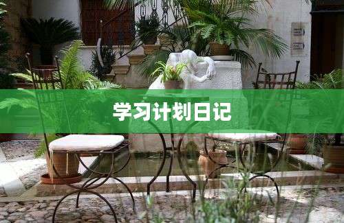 学习计划日记