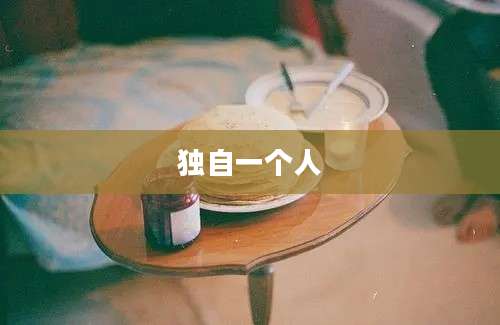 独自一个人
