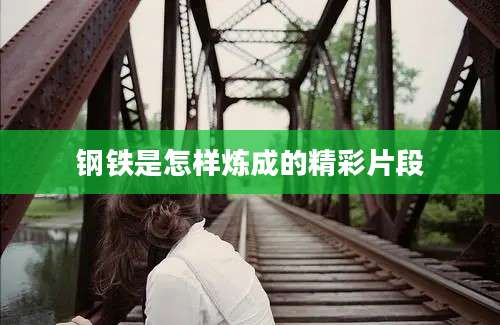 钢铁是怎样炼成的精彩片段