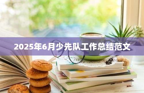 2025年6月少先队工作总结范文