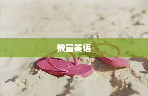 数量英语
