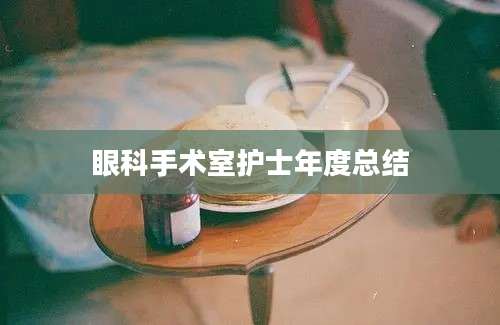 眼科手术室护士年度总结