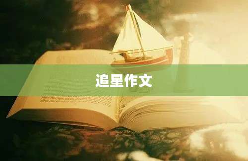 追星作文