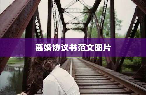 离婚协议书范文图片