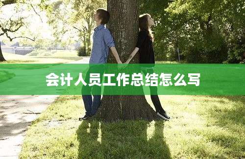 会计人员工作总结怎么写