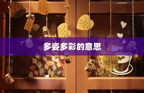 多姿多彩的意思
