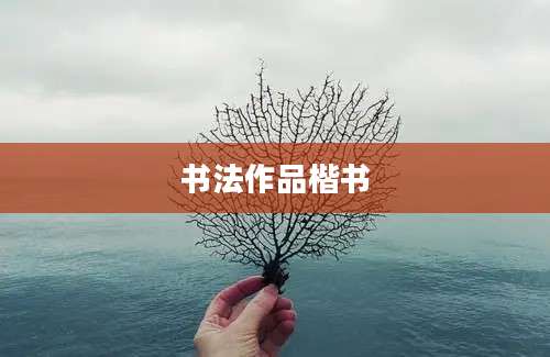 书法作品楷书