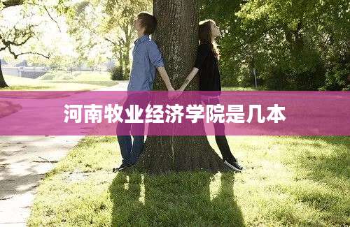 河南牧业经济学院是几本