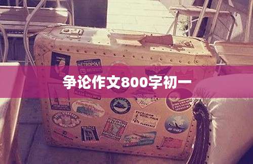 争论作文800字初一