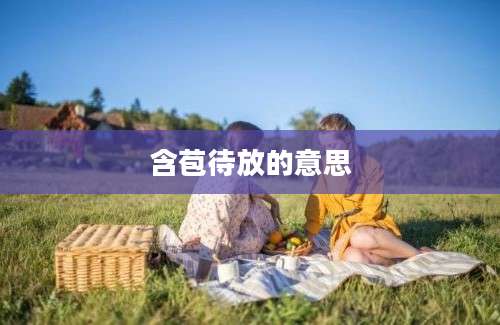 含苞待放的意思