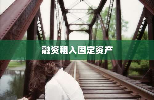 融资租入固定资产