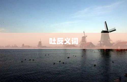 吐反义词