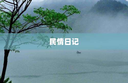 民情日记