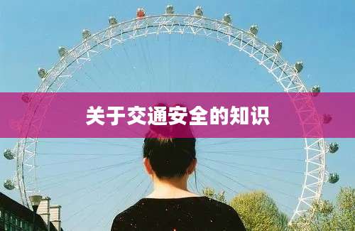 关于交通安全的知识