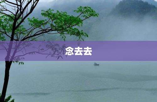 念去去