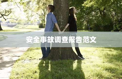 安全事故调查报告范文