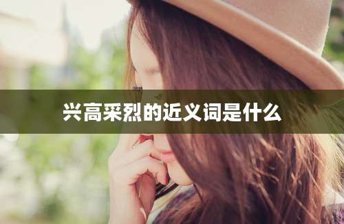 兴高采烈的近义词是什么