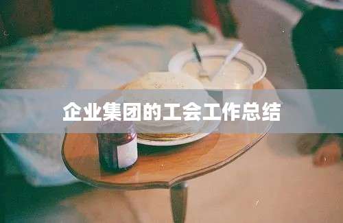 企业集团的工会工作总结
