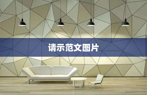 请示范文图片