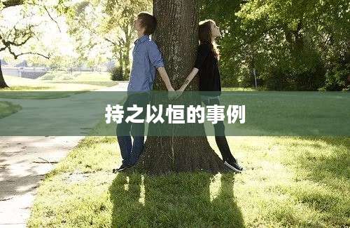 持之以恒的事例