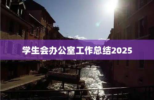 学生会办公室工作总结2025