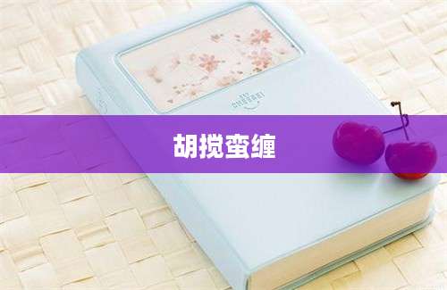 胡搅蛮缠