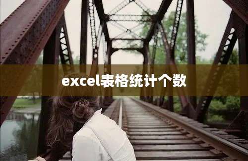 excel表格统计个数