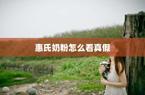 惠氏奶粉怎么看真假