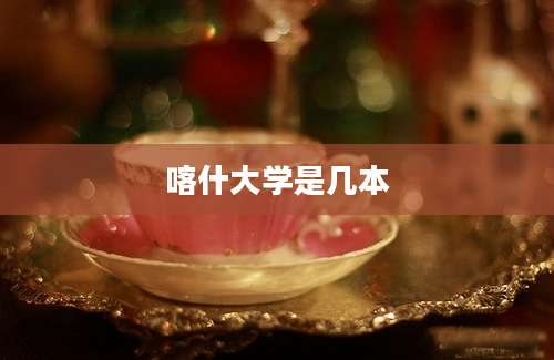 喀什大学是几本