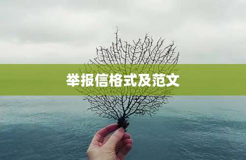 举报信格式及范文