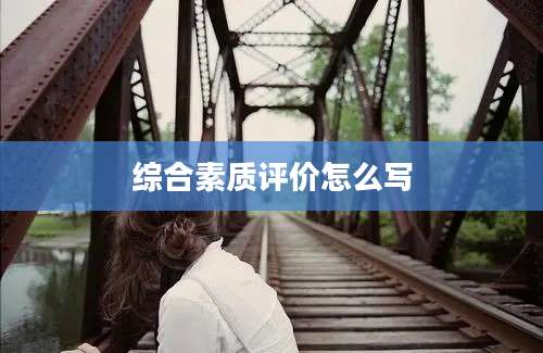 综合素质评价怎么写