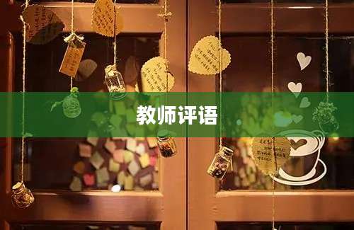 教师评语