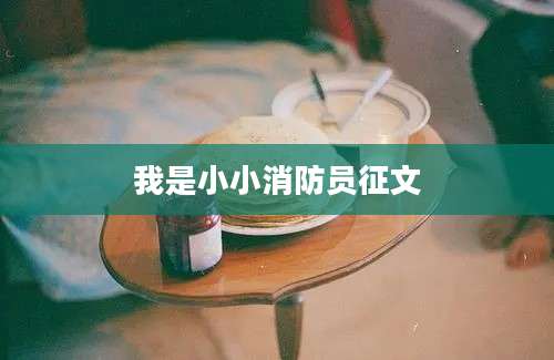 我是小小消防员征文