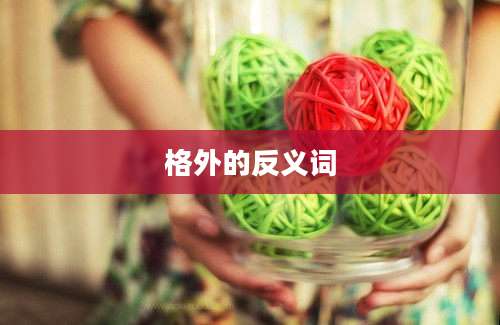 格外的反义词
