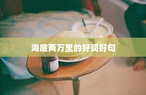 海底两万里的好词好句