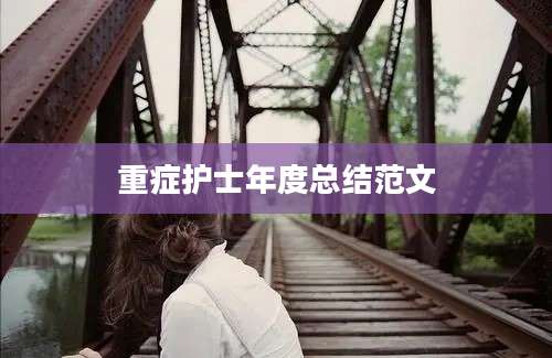 重症护士年度总结范文