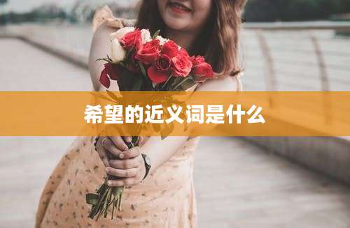 希望的近义词是什么