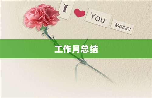工作月总结