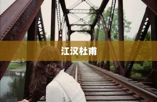江汉杜甫