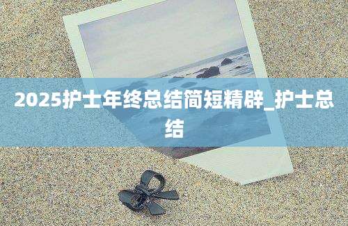 2025护士年终总结简短精辟_护士总结
