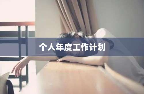 个人年度工作计划