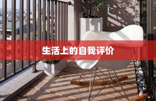 生活上的自我评价