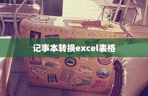 记事本转换excel表格