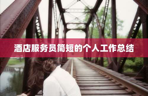 酒店服务员简短的个人工作总结