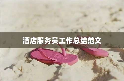 酒店服务员工作总结范文