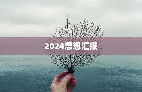 2024思想汇报