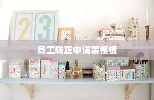 员工转正申请表模板