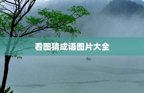 看图猜成语图片大全
