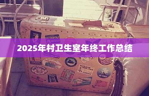 2025年村卫生室年终工作总结